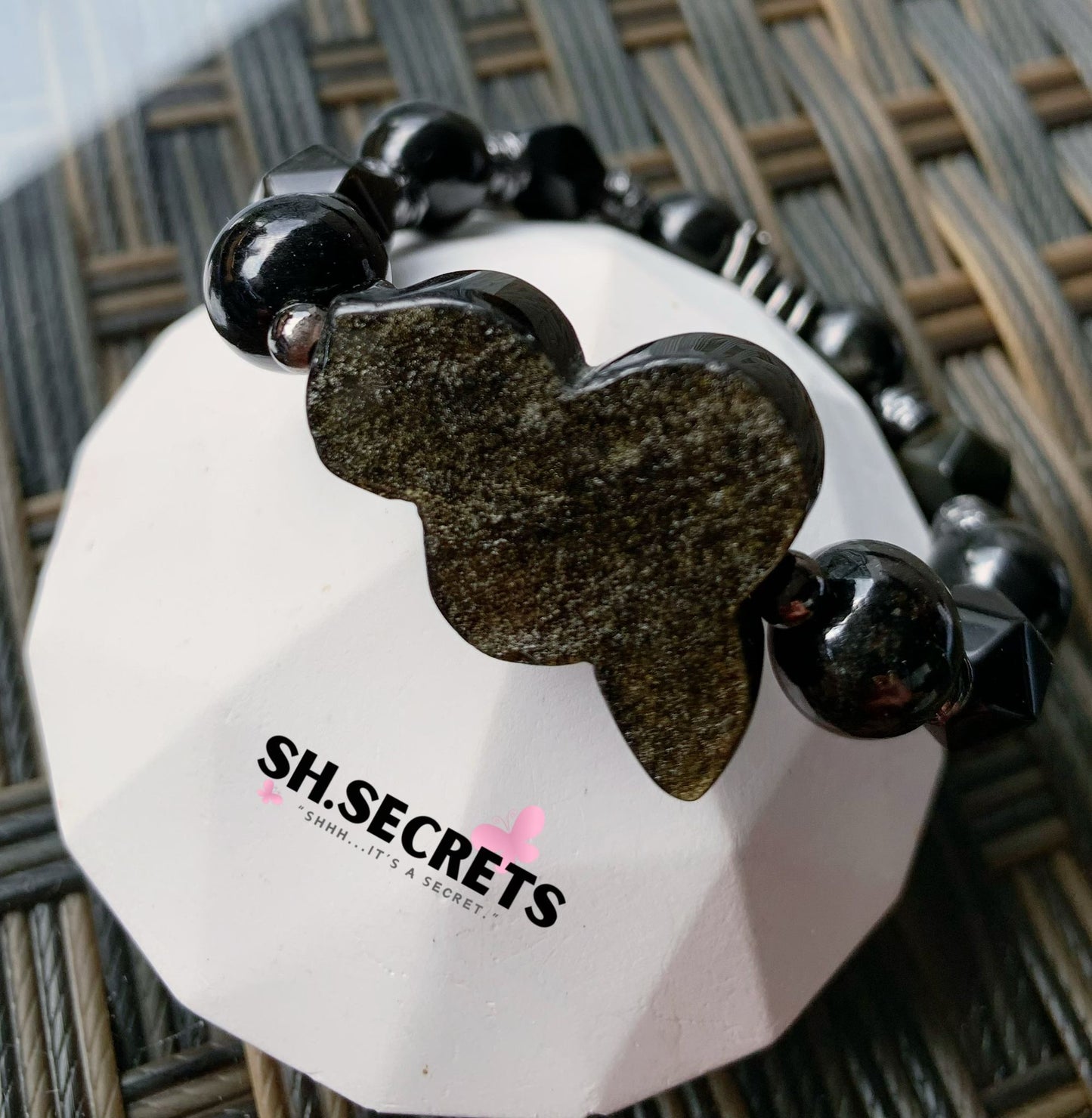 Hypersthene, Golden-Sheen Obsidian