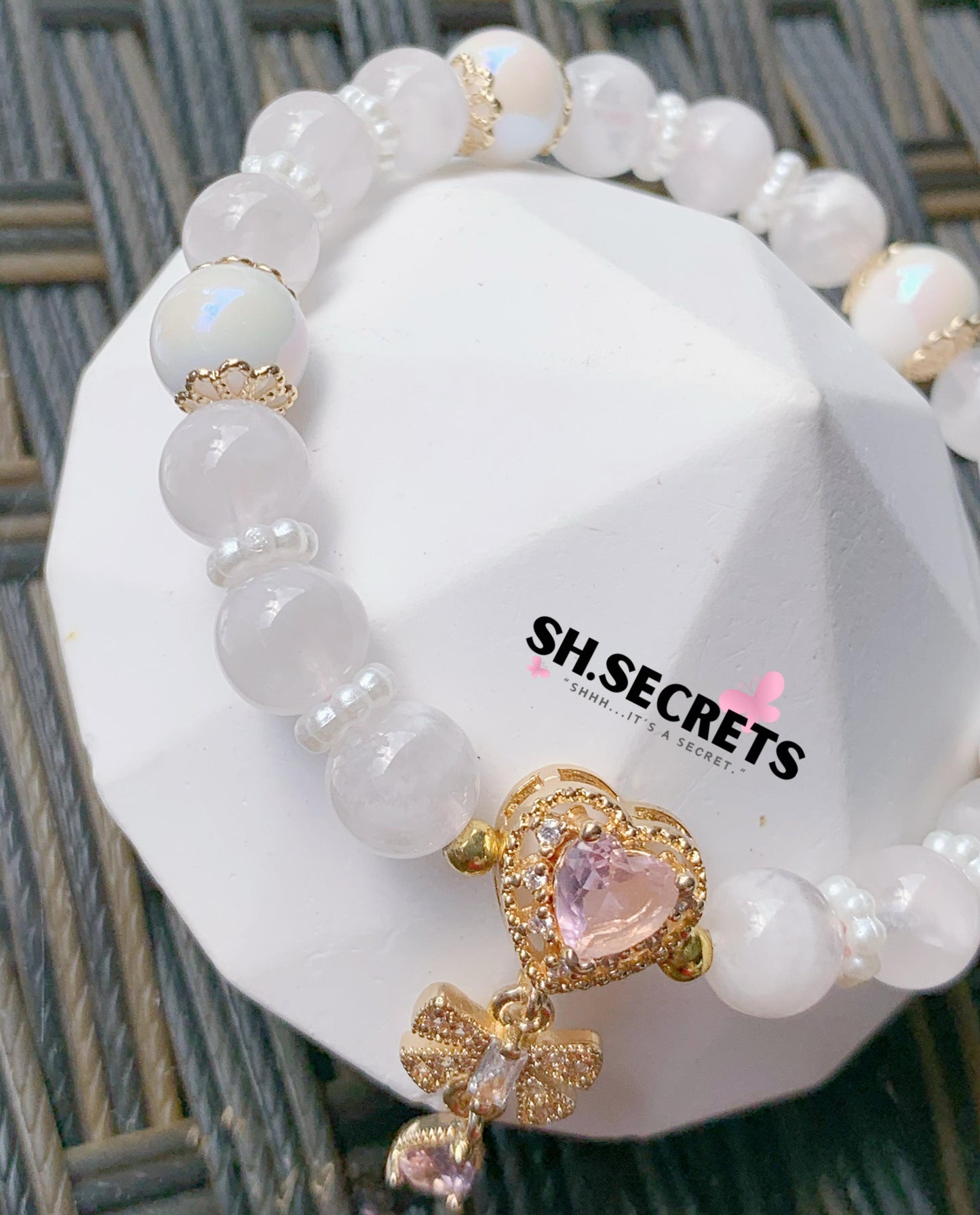 $10 SALE - Pink Snowflake Phantom