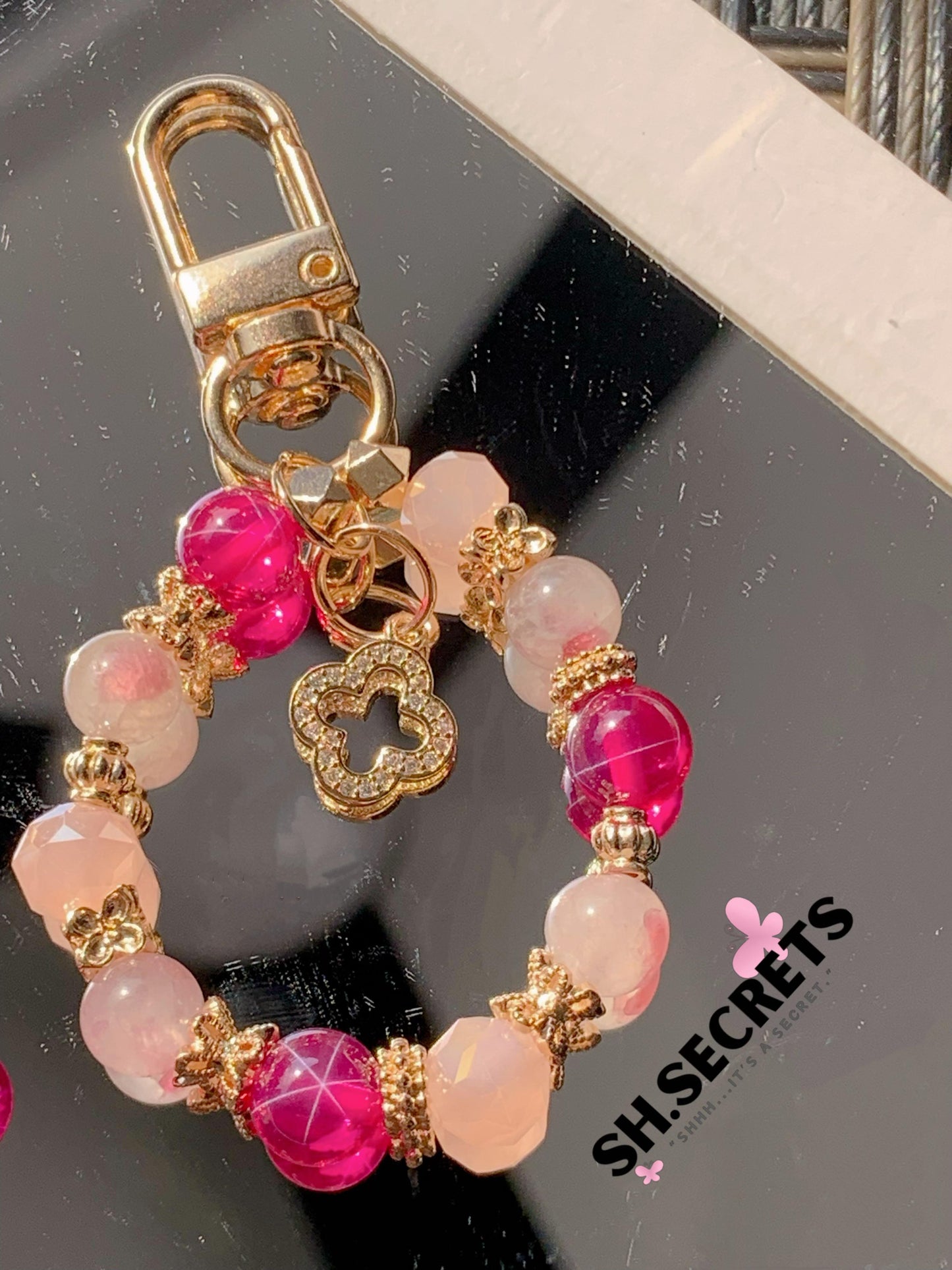 Red Starlight Ruby, Icy Flower Pink Tourmaline