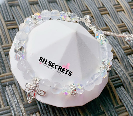 $10 SALE - Blue-Sheen Moonstone Push-Pull