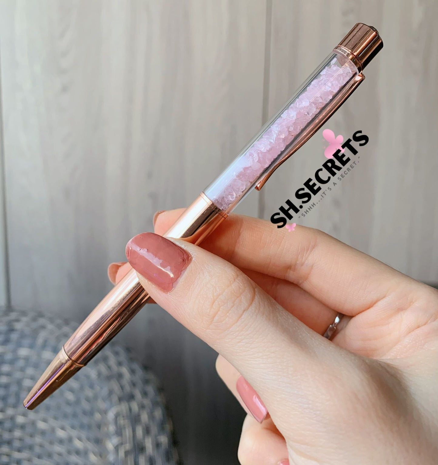 100% Au Naturel Crystal Beads Pen (NO Stylus)