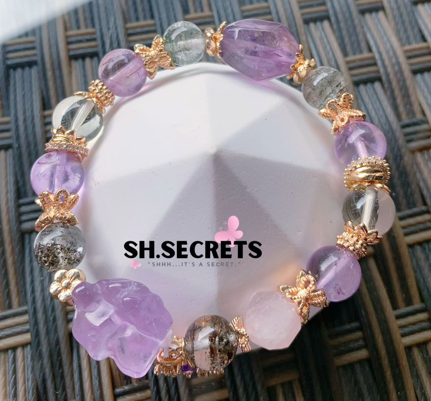 [PRE-ORDER] Green Phantom, Amethyst, Rose Quartz, Clear Quartz