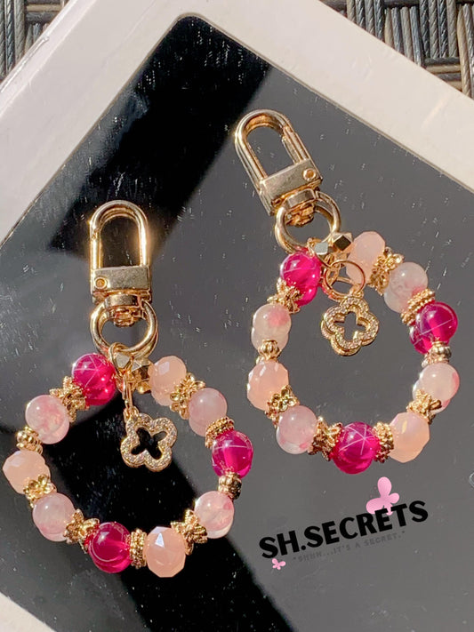 Red Starlight Ruby, Icy Flower Pink Tourmaline